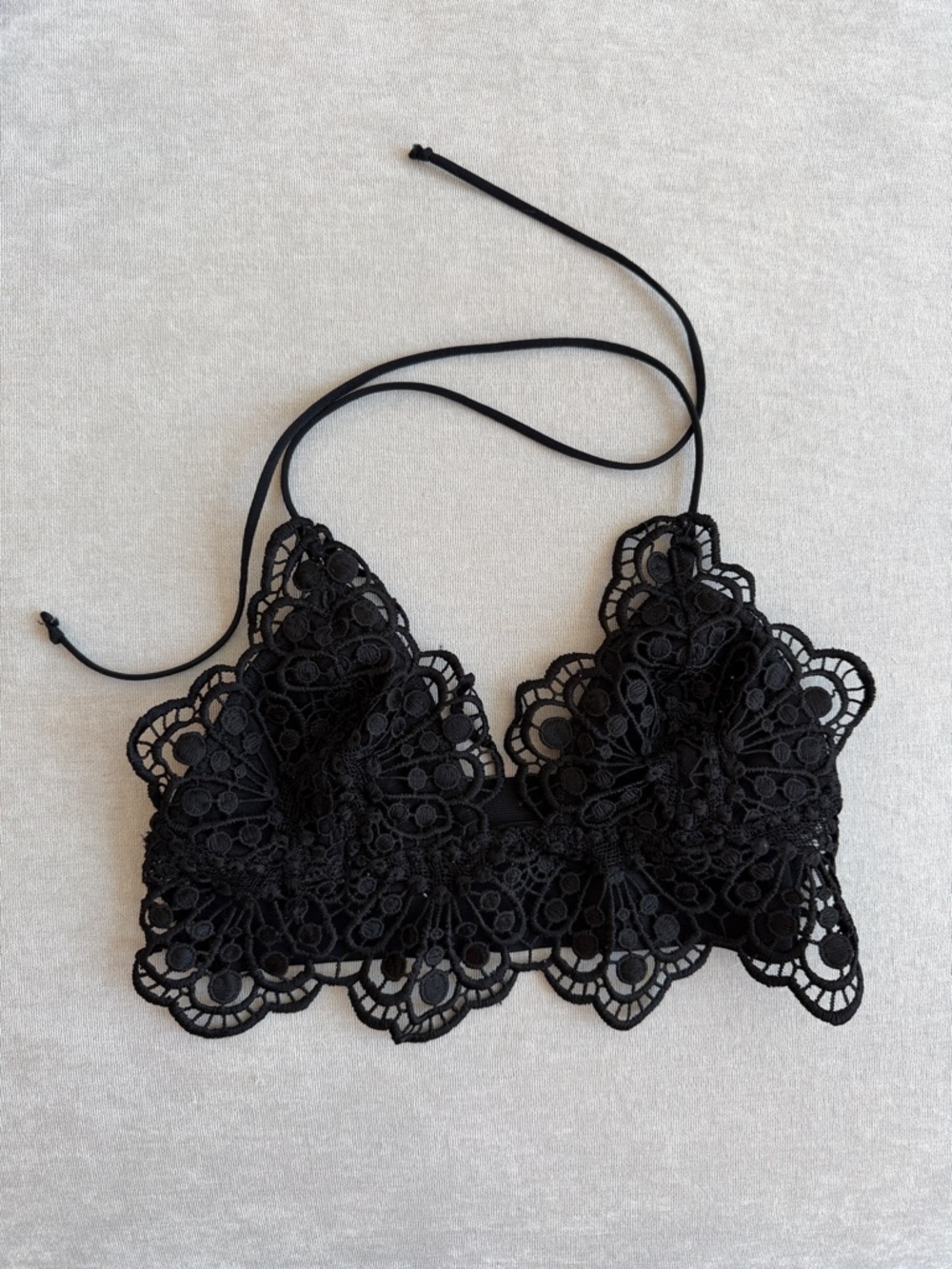 Black Lace Bralette Halter - Women Intimates & Sleepwear